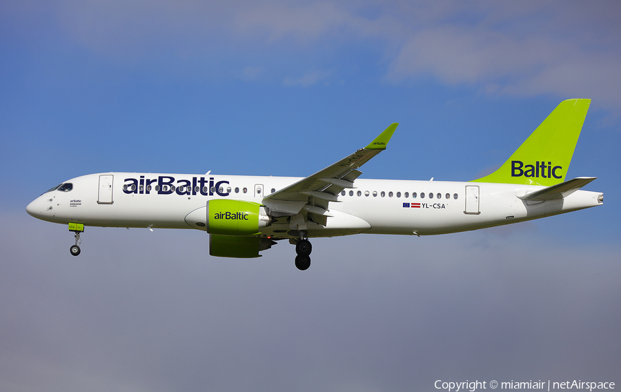 airBaltic Airbus A220-300 (YL-CSA) | Photo 148763