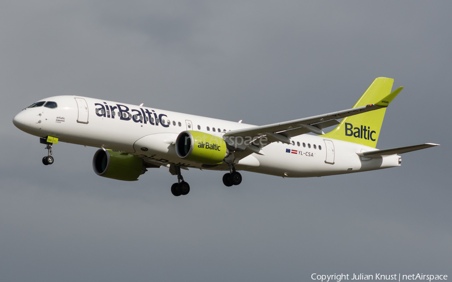 airBaltic Airbus A220-300 (YL-CSA) | Photo 149134