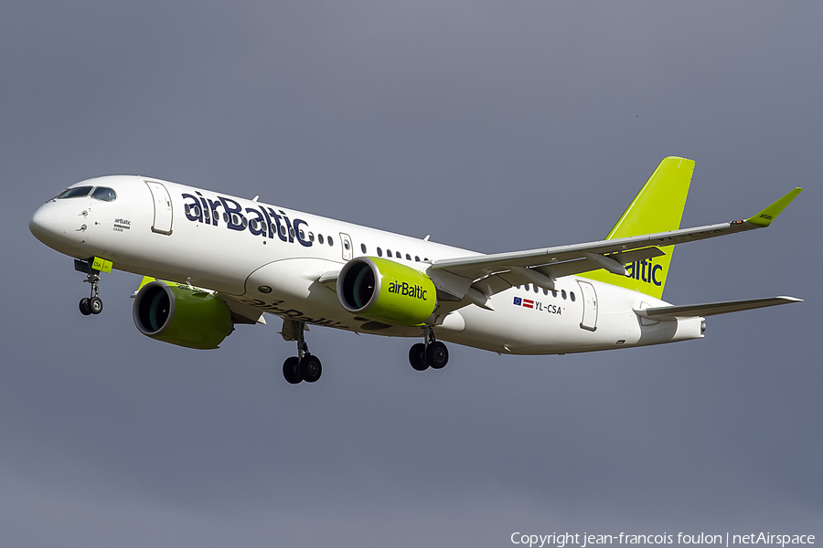 airBaltic Airbus A220-300 (YL-CSA) | Photo 150319