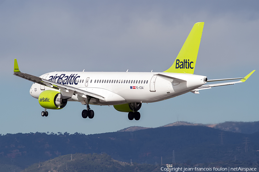 airBaltic Airbus A220-300 (YL-CSA) | Photo 150423