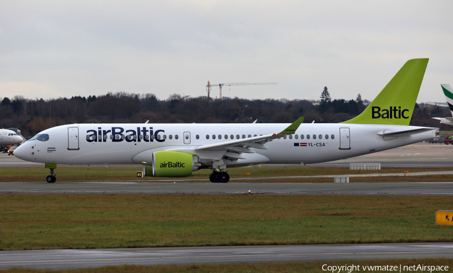 airBaltic Airbus A220-300 (YL-CSA) | Photo 134110