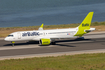 airBaltic Airbus A220-300 (YL-CSA) at  Corfu - International, Greece