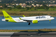 airBaltic Airbus A220-300 (YL-CSA) at  Corfu - International, Greece