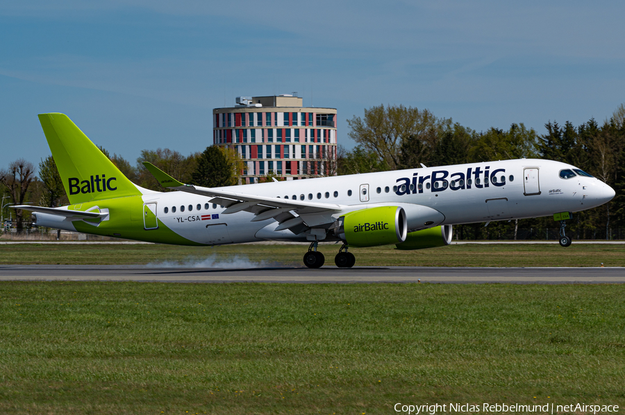 airBaltic Airbus A220-300 (YL-CSA) | Photo 446602