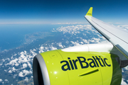 airBaltic Airbus A220-300 (YL-CSA) at  In Flight, Latvia