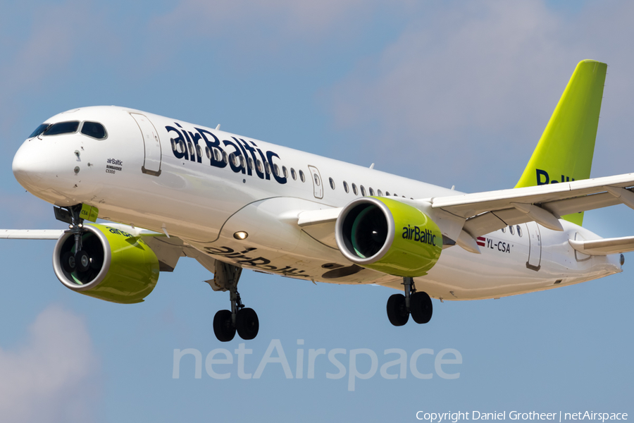 airBaltic Airbus A220-300 (YL-CSA) | Photo 186906