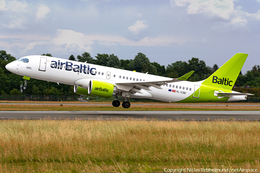 airBaltic Airbus A220-300 (YL-CSB) | Photo 392598
