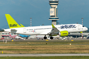 airBaltic Airbus A220-300 (YL-CSB) at  Milan - Malpensa, Italy