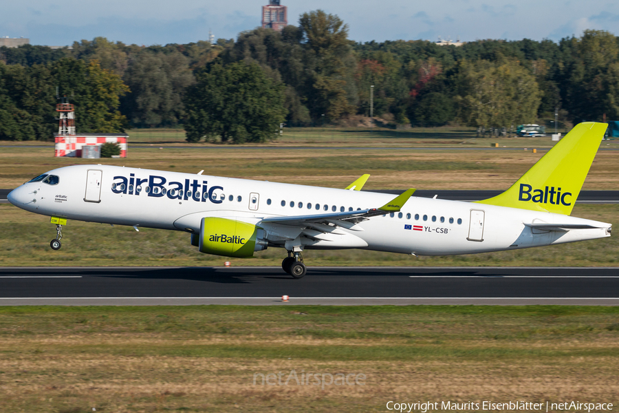 airBaltic Airbus A220-300 (YL-CSB) | Photo 189472