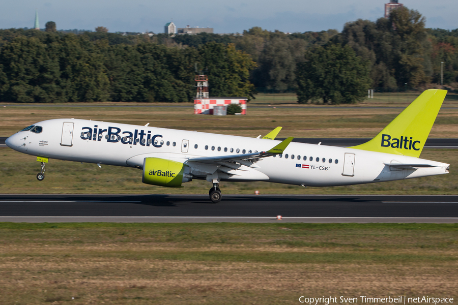 airBaltic Airbus A220-300 (YL-CSB) | Photo 189687