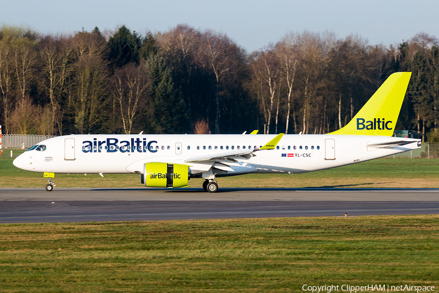 airBaltic Airbus A220-300 (YL-CSC) | Photo 153933