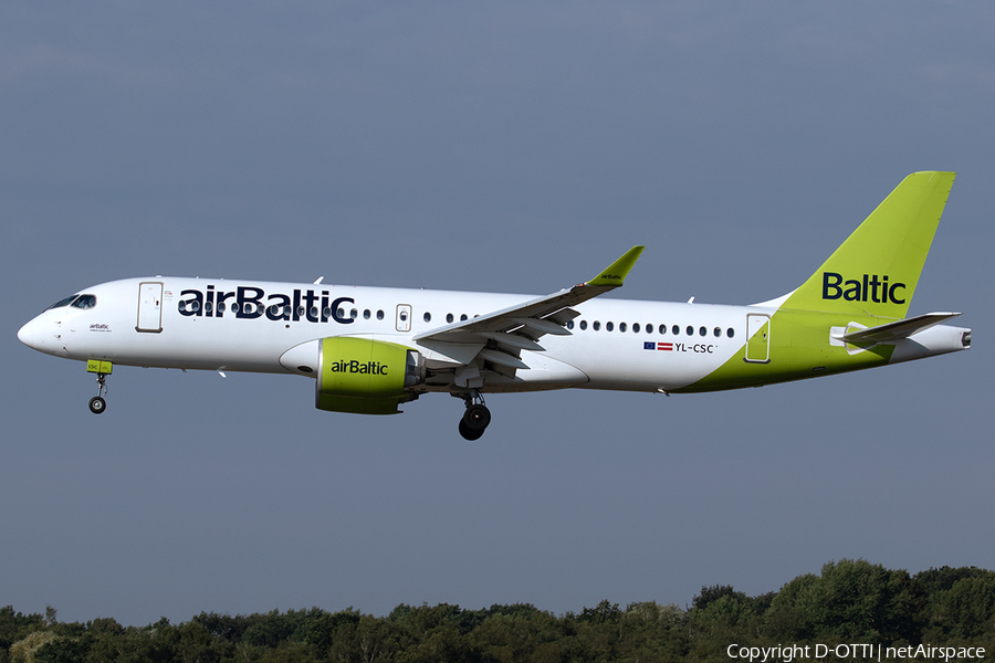 airBaltic Airbus A220-300 (YL-CSC) | Photo 521711