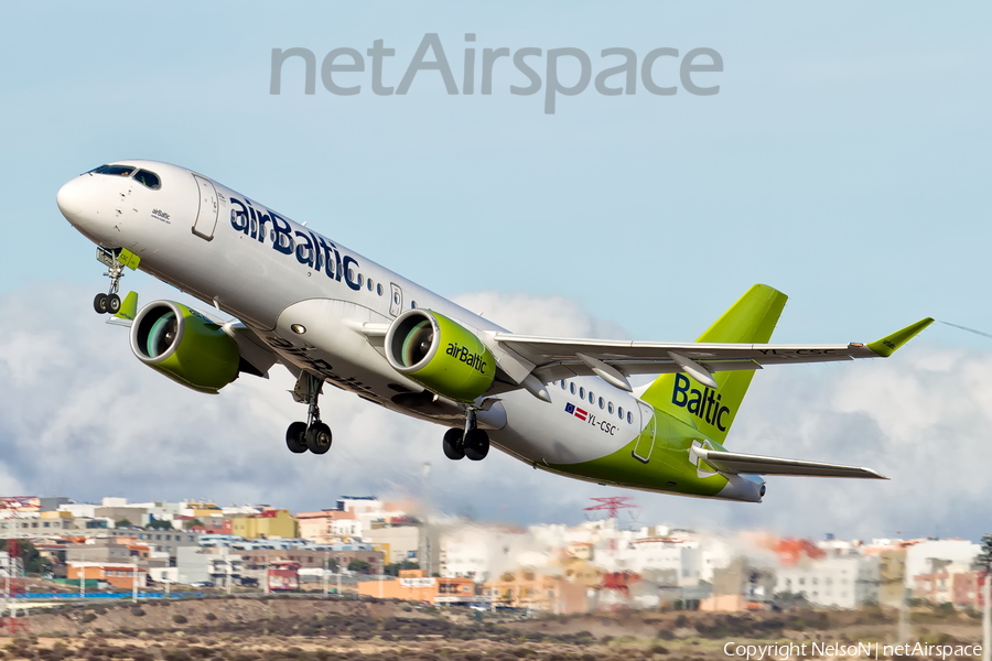 airBaltic Airbus A220-300 (YL-CSC) | Photo 484948