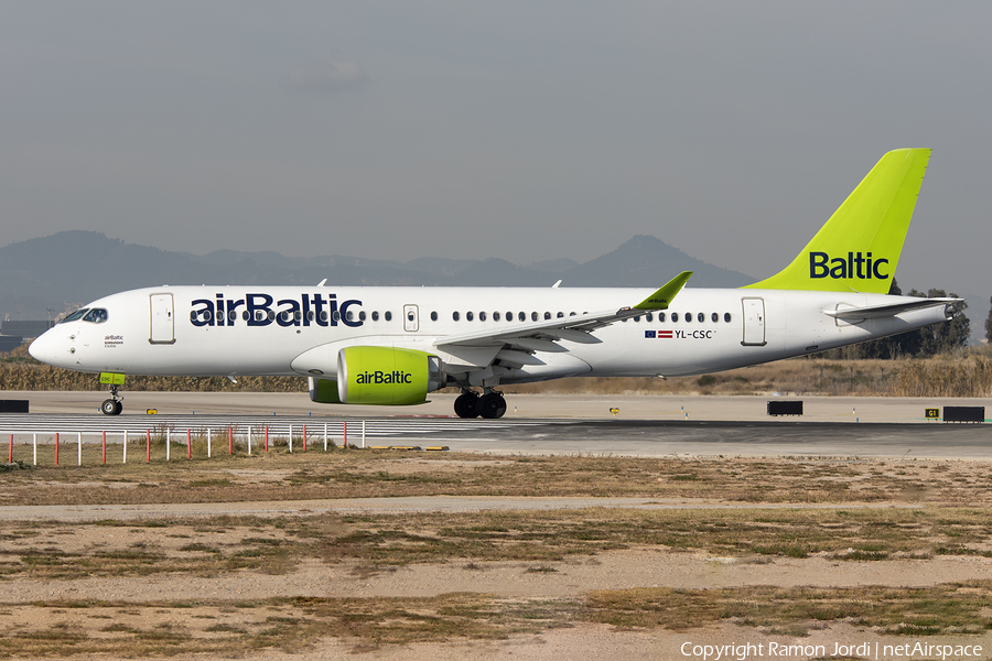 airBaltic Airbus A220-300 (YL-CSC) | Photo 211062