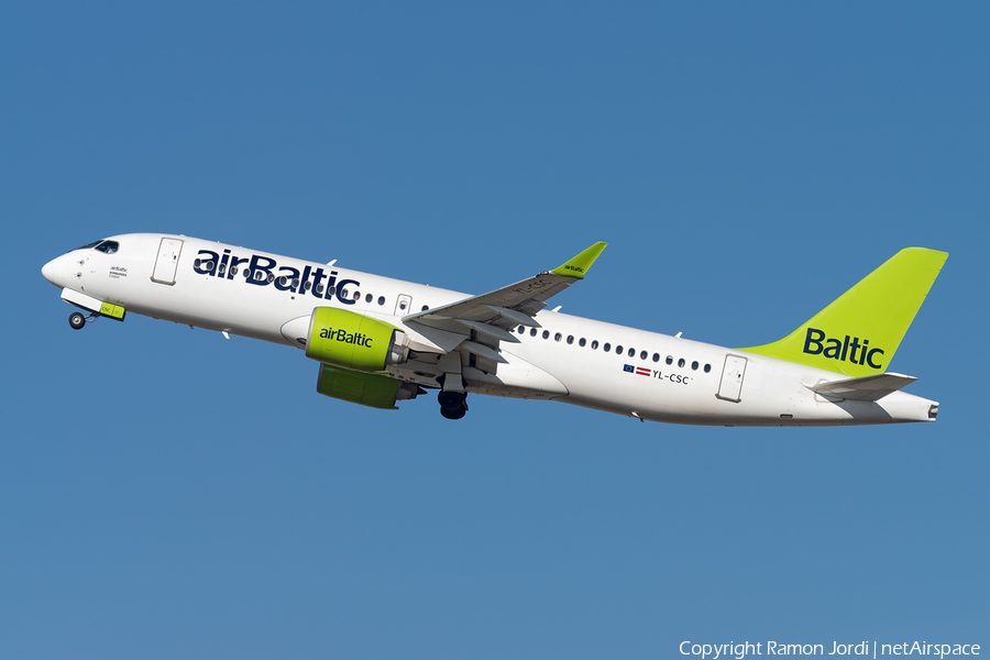 airBaltic Airbus A220-300 (YL-CSC) | Photo 216996
