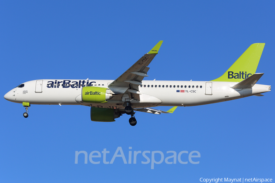 airBaltic Airbus A220-300 (YL-CSC) | Photo 228232