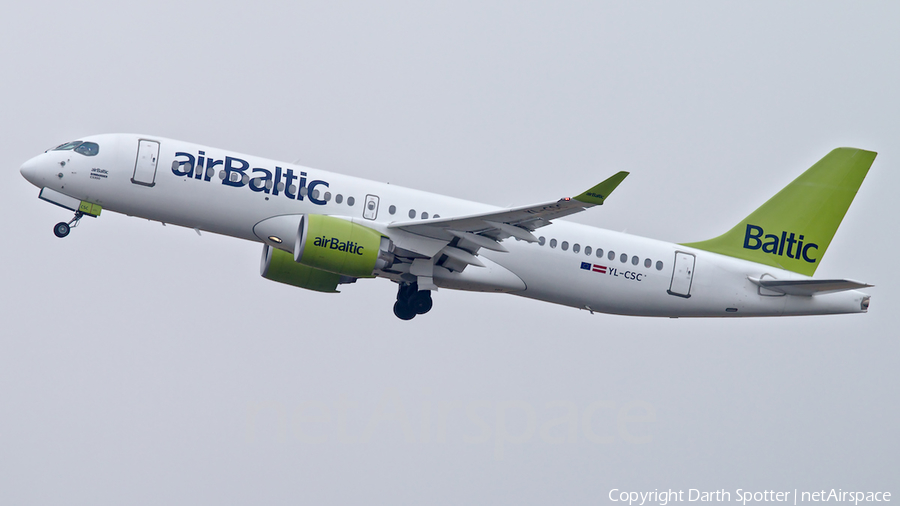airBaltic Airbus A220-300 (YL-CSC) | Photo 354610