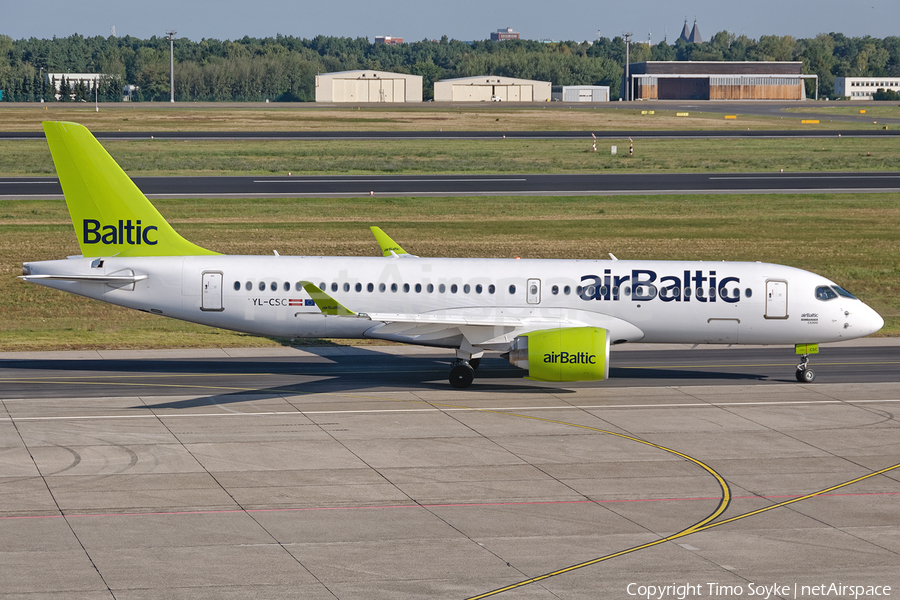 airBaltic Airbus A220-300 (YL-CSC) | Photo 286420