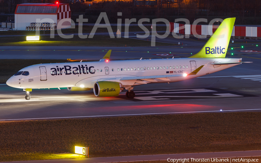 airBaltic Airbus A220-300 (YL-CSC) | Photo 211648