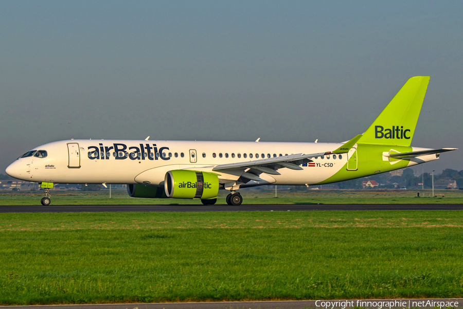 airBaltic Airbus A220-300 (YL-CSD) | Photo 419860