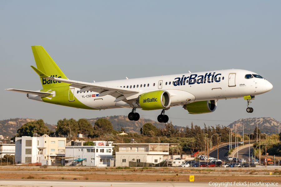 airBaltic Airbus A220-300 (YL-CSD) | Photo 634300