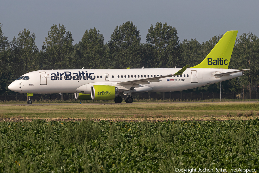 airBaltic Airbus A220-300 (YL-CSD) | Photo 346925
