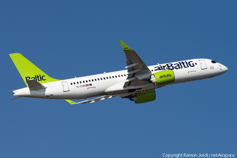 airBaltic Airbus A220-300 (YL-CSD) | Photo 203242