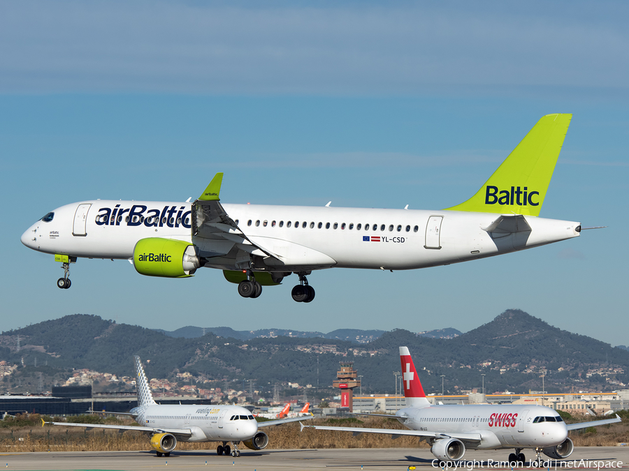 airBaltic Airbus A220-300 (YL-CSD) | Photo 221878