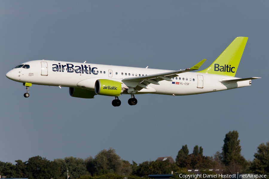 airBaltic Airbus A220-300 (YL-CSF) | Photo 453307