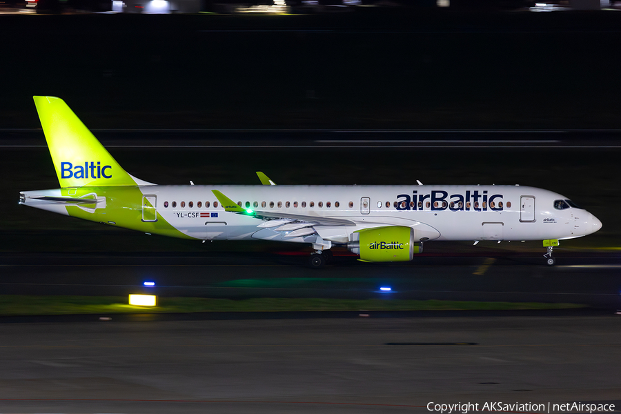 airBaltic Airbus A220-300 (YL-CSF) | Photo 616737