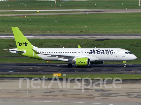 airBaltic Airbus A220-300 (YL-CSF) at  Dusseldorf - International, Germany