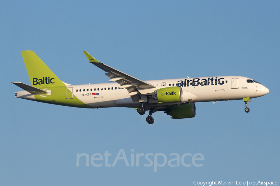 airBaltic Airbus A220-300 (YL-CSF) | Photo 489882