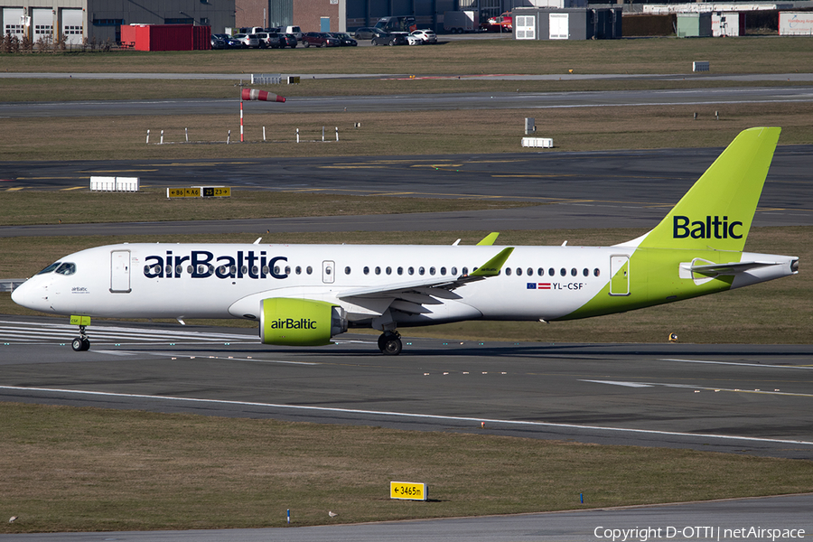 airBaltic Airbus A220-300 (YL-CSF) | Photo 555936