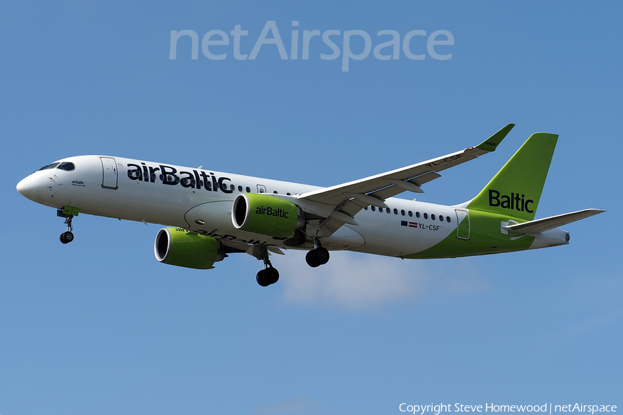 airBaltic Airbus A220-300 (YL-CSF) | Photo 583841