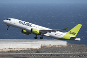 airBaltic Airbus A220-300 (YL-CSF) at  Tenerife Sur - Reina Sofia, Spain