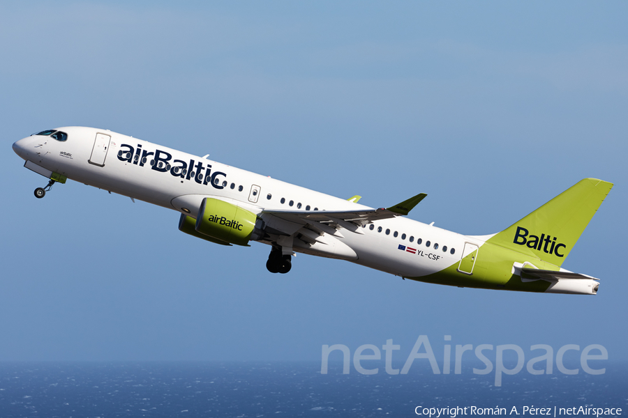 airBaltic Airbus A220-300 (YL-CSF) | Photo 512840