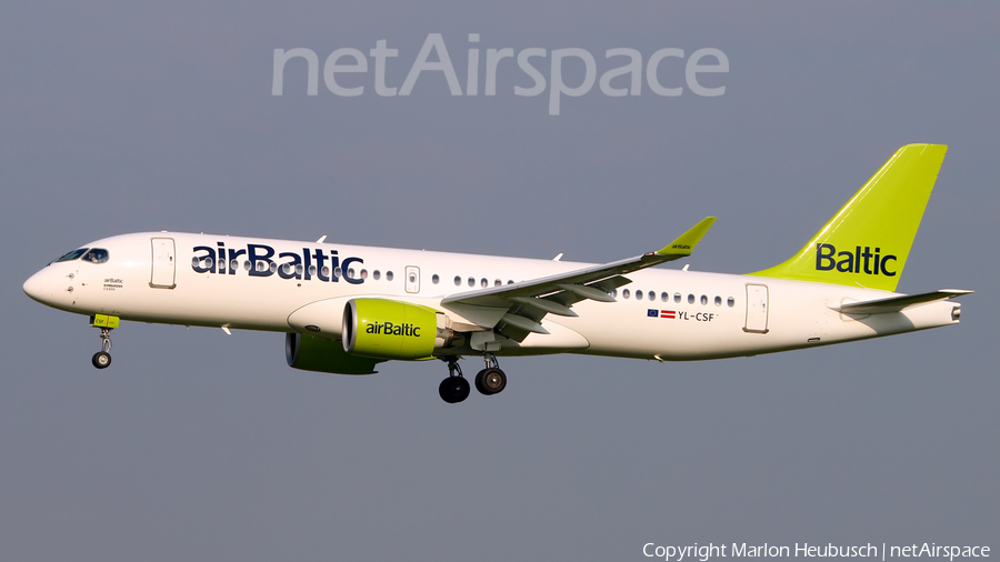 airBaltic Airbus A220-300 (YL-CSF) | Photo 181967