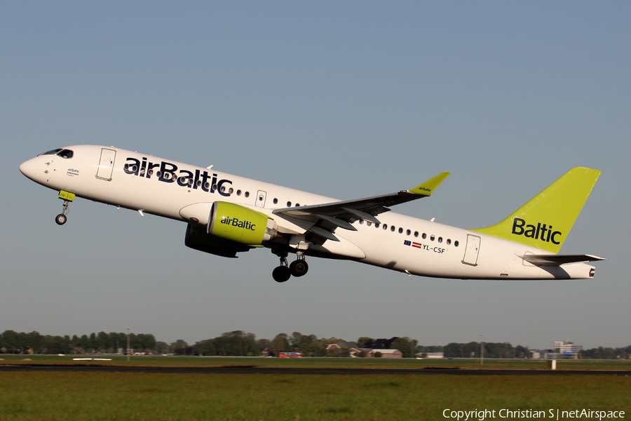 airBaltic Airbus A220-300 (YL-CSF) | Photo 243694