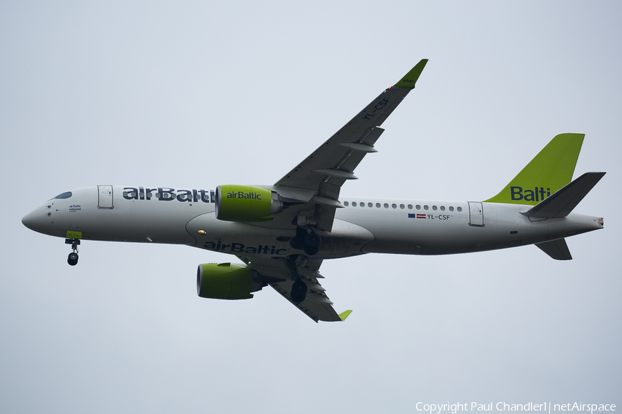 airBaltic Airbus A220-300 (YL-CSF) | Photo 233567