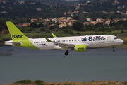 airBaltic Airbus A220-300 (YL-CSG) at  Corfu - International, Greece