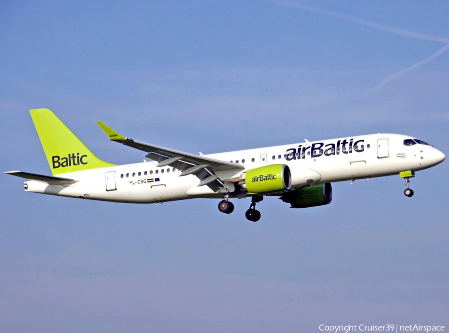 airBaltic Airbus A220-300 (YL-CSG) | Photo 246267