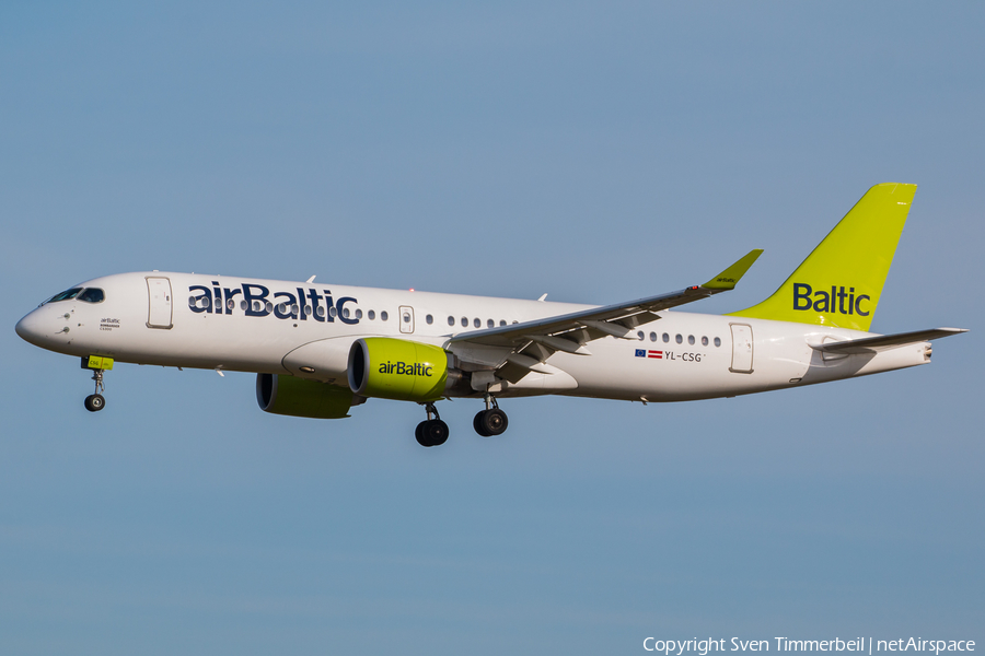 airBaltic Airbus A220-300 (YL-CSG) | Photo 245666