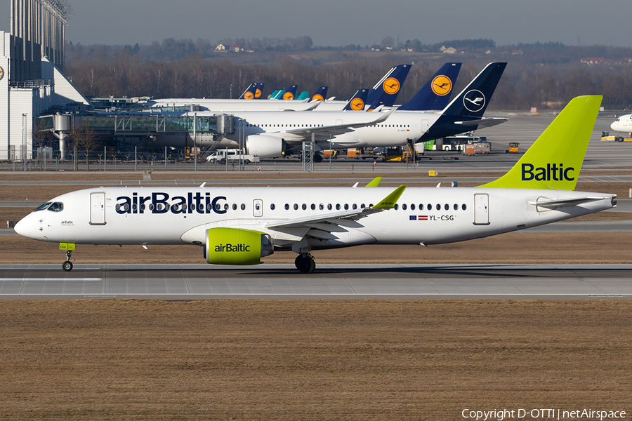 airBaltic Airbus A220-300 (YL-CSG) | Photo 295983