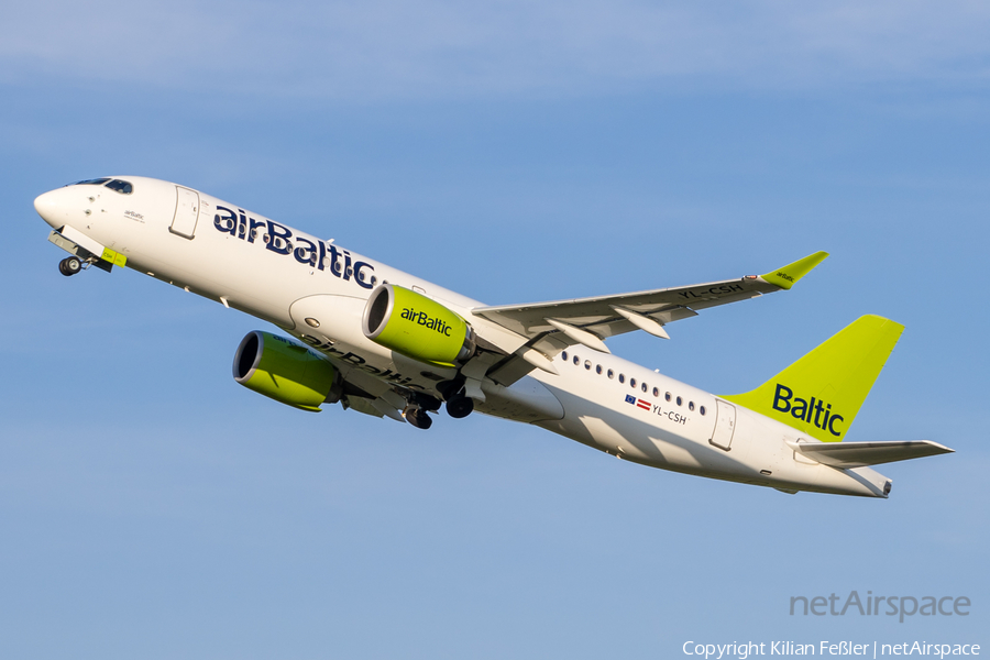 airBaltic Airbus A220-300 (YL-CSH) | Photo 410392