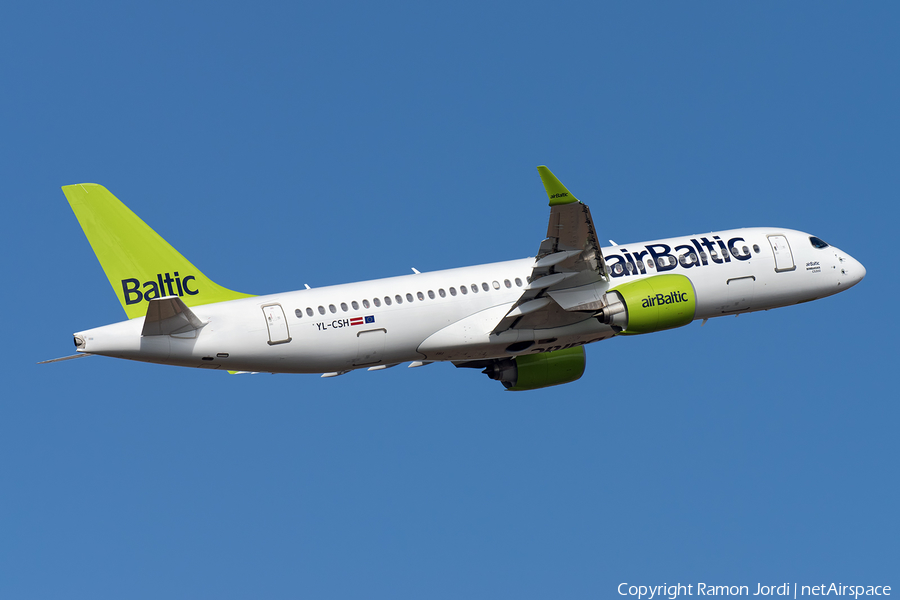 airBaltic Airbus A220-300 (YL-CSH) | Photo 224509