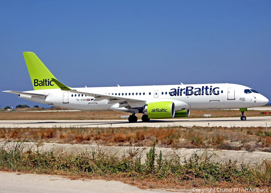 airBaltic Airbus A220-300 (YL-CSH) | Photo 292061