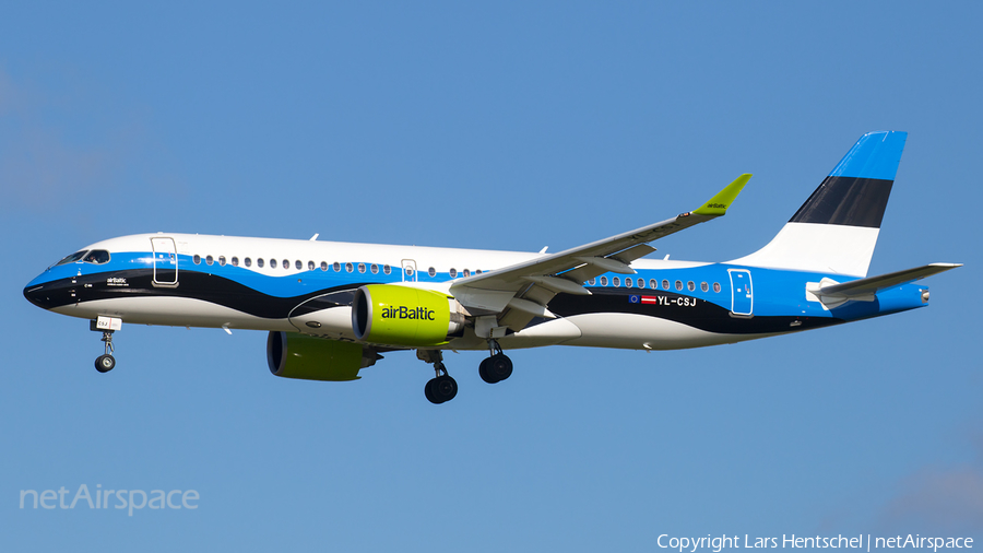 airBaltic Airbus A220-300 (YL-CSJ) | Photo 334130