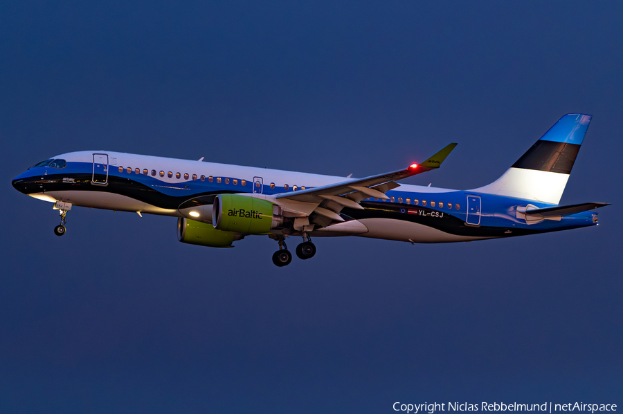 airBaltic Airbus A220-300 (YL-CSJ) | Photo 606538