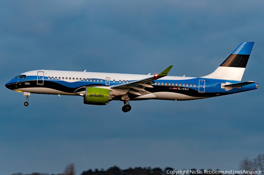 airBaltic Airbus A220-300 (YL-CSJ) | Photo 659673