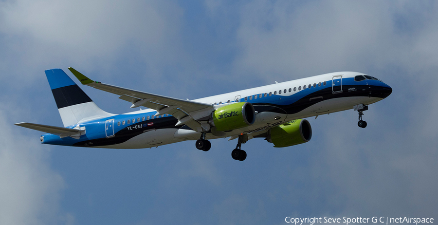 airBaltic Airbus A220-300 (YL-CSJ) | Photo 536914